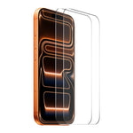 2pcs ENKAY Thickened Glue No White Edge 9H Big Arc Edge High Aluminum-silicon Tempered Glass Film, For iPhone Fold Outer Screen, For iPhone 18 Pro, For iPhone 18 Pro Max, For iPhone 17 Pro Max, For iPhone 17 Pro, For iPhone 17, For iPhone Air