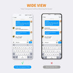 2pcs ENKAY Thickened Glue No White Edge 9H Big Arc Edge High Aluminum-silicon Tempered Glass Film, For iPhone Fold Outer Screen, For iPhone 18 Pro, For iPhone 18 Pro Max, For iPhone 17 Pro Max, For iPhone 17 Pro, For iPhone 17, For iPhone Air
