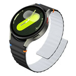 ウェービーグレインステッチマグネティックシリコンウォッチバンド、Samsung Galaxy Watch 7 / 6 / 5 / 4用