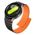 ウェービーグレインステッチマグネティックシリコンウォッチバンド、Samsung Galaxy Watch 7 / 6 / 5 / 4用