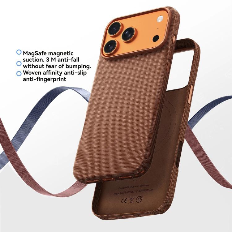 テックテクスチャードホロウ MagSafe PCスマホケース AIカメラボタンなし、iPhone 17 Pro Max用、iPhone 17 Pro用、iPhone 17用