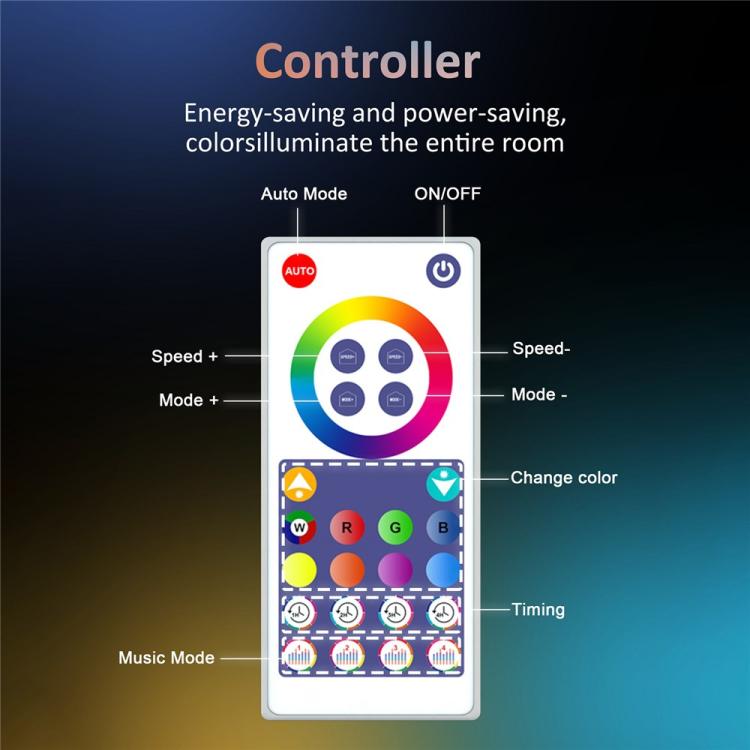 S14 IP65防水RGBIC WiFi BLEアプリリモコンスマートWiFiストリングライト 12M 20球