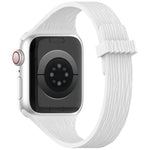 ウォーターウッドグレイン 小さなウエストマグネットシリコンウォッチバンド、Apple Watch 46mm / 49mm / 45mm / 44mm用、Apple Watch 42mm / 41mm / 40mm / 38mm用