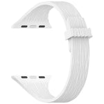 ウォーターウッドグレイン 小さなウエストマグネットシリコンウォッチバンド、Apple Watch 46mm / 49mm / 45mm / 44mm用、Apple Watch 42mm / 41mm / 40mm / 38mm用
