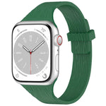 ウォーターウッドグレイン 小さなウエストマグネットシリコンウォッチバンド、Apple Watch 46mm / 49mm / 45mm / 44mm用、Apple Watch 42mm / 41mm / 40mm / 38mm用