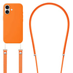 クロスボディ模造ナイロン磁気液体ポップアップアニメーション液体シリコンスマホケース、iPhone 17 Pro Max用、iPhone 17 Pro用、iPhone 17用