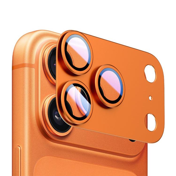 Kalebol アーマー 全面カバーメタルレンズリングプロテクターフィルム、iPhone 17 Pro Max用、iPhone 17 Pro用