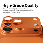 Kalebol メタル凸型中空レンズプロテクターリング、iPhone 17 Pro Max用、iPhone 17 Pro用