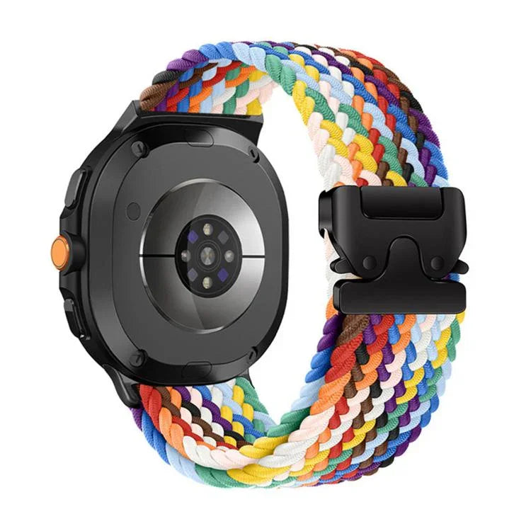 パラシュートバックル伸縮ナイロン編みウォッチバンド、Samsung Galaxy Watch8 / Watch8 Classic用