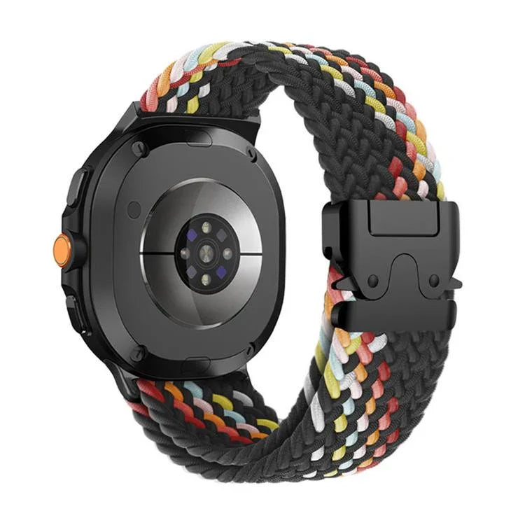 パラシュートバックル伸縮ナイロン編みウォッチバンド、Samsung Galaxy Watch8 / Watch8 Classic用