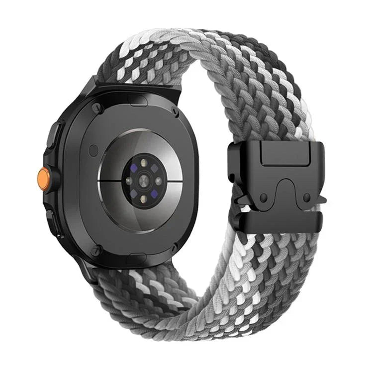 パラシュートバックル伸縮ナイロン編みウォッチバンド、Samsung Galaxy Watch8 / Watch8 Classic用