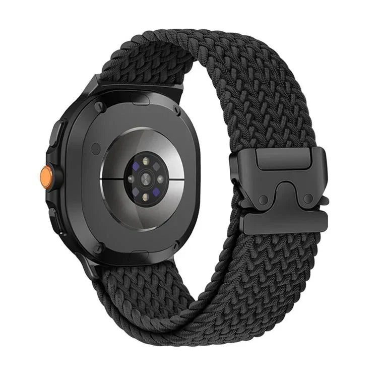 パラシュートバックル伸縮ナイロン編みウォッチバンド、Samsung Galaxy Watch8 / Watch8 Classic用