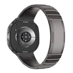 カーブクイックリリースバタフライバックルステンレススチールウォッチバンド、Samsung Galaxy Watch Ultra 47mm / Ultra 2025用、Samsung Galaxy Watch8 / Watch8 Classic用