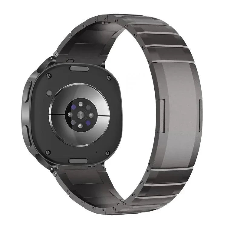 カーブクイックリリースバタフライバックルステンレススチールウォッチバンド、Samsung Galaxy Watch Ultra 47mm / Ultra 2025用、Samsung Galaxy Watch8 / Watch8 Classic用