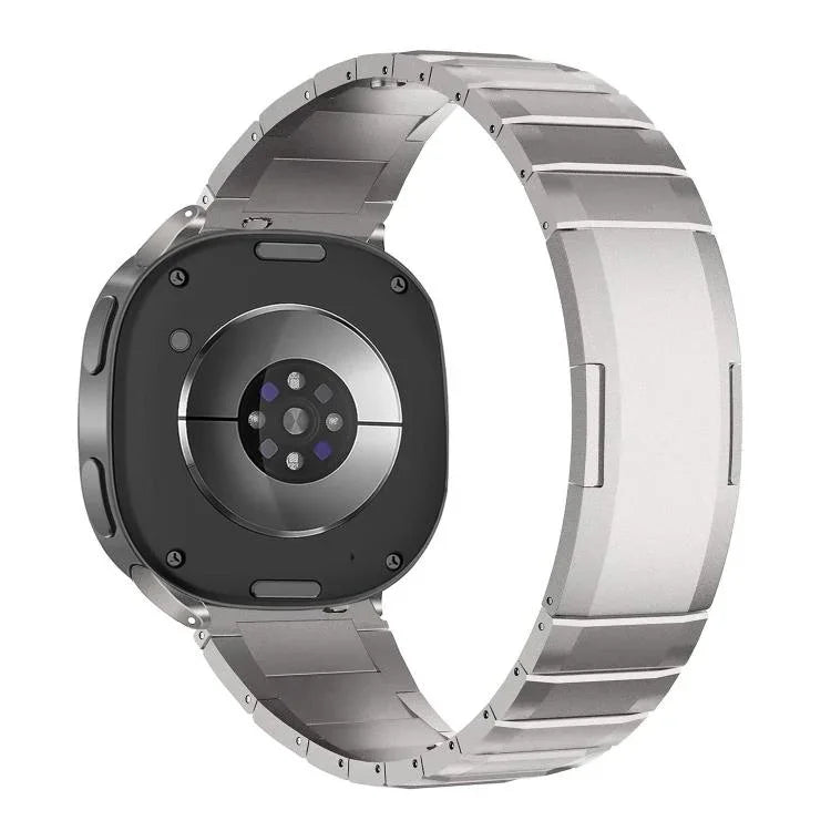 カーブクイックリリースバタフライバックルステンレススチールウォッチバンド、Samsung Galaxy Watch Ultra 47mm / Ultra 2025用、Samsung Galaxy Watch8 / Watch8 Classic用