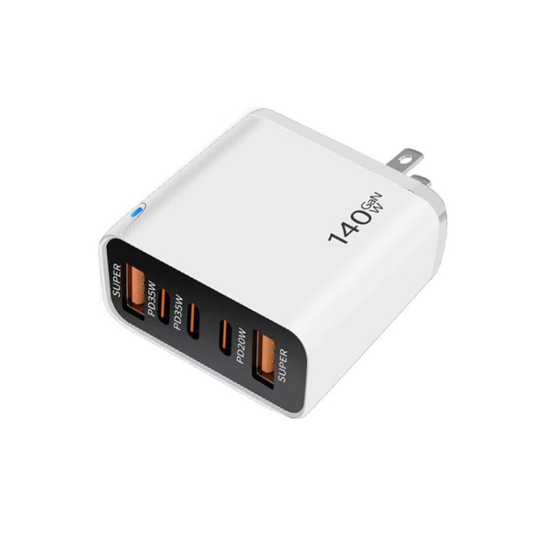 TE-PD43 Type-C x 3、USB-A x 2 マルチポート携帯電話 / タブレット充電器、USプラグ、USプラグ