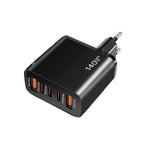 TE-PD43 Type-C x 3、USB-A x 2 マルチポート携帯電話 / タブレット充電器、EUプラグ、EUプラグ