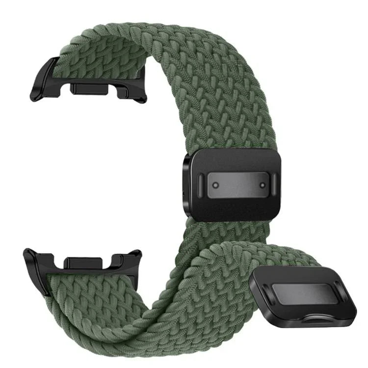 マグネティックスナップ伸縮ナイロン編みウォッチバンド、Samsung Galaxy Watch8 / Watch8 Classic用