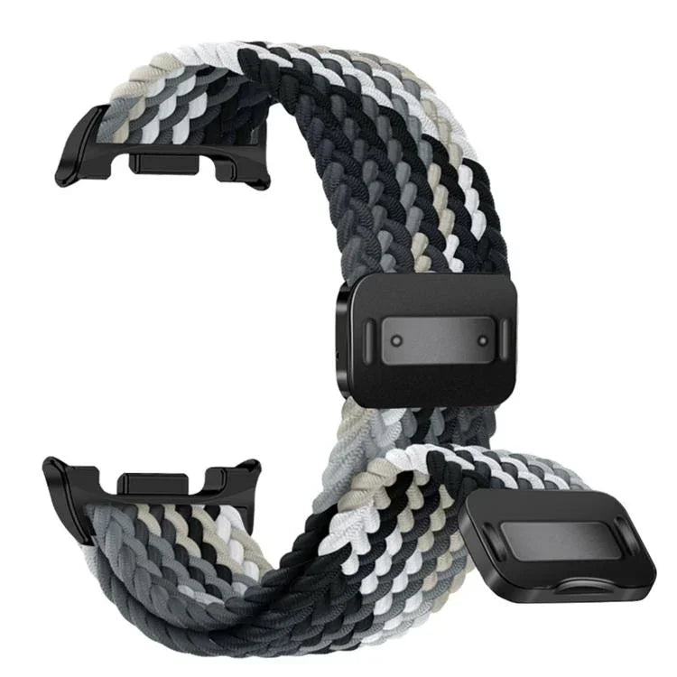 マグネティックスナップ伸縮ナイロン編みウォッチバンド、Samsung Galaxy Watch8 / Watch8 Classic用