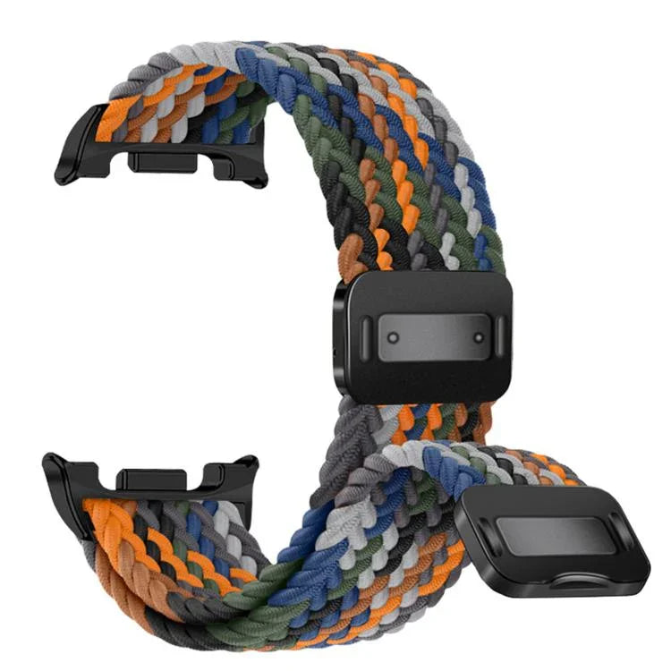 マグネティックスナップ伸縮ナイロン編みウォッチバンド、Samsung Galaxy Watch8 / Watch8 Classic用