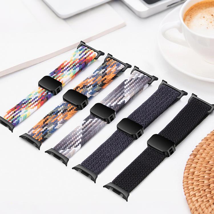 マグネティックスナップ伸縮ナイロン編みウォッチバンド、Samsung Galaxy Watch8 / Watch8 Classic用