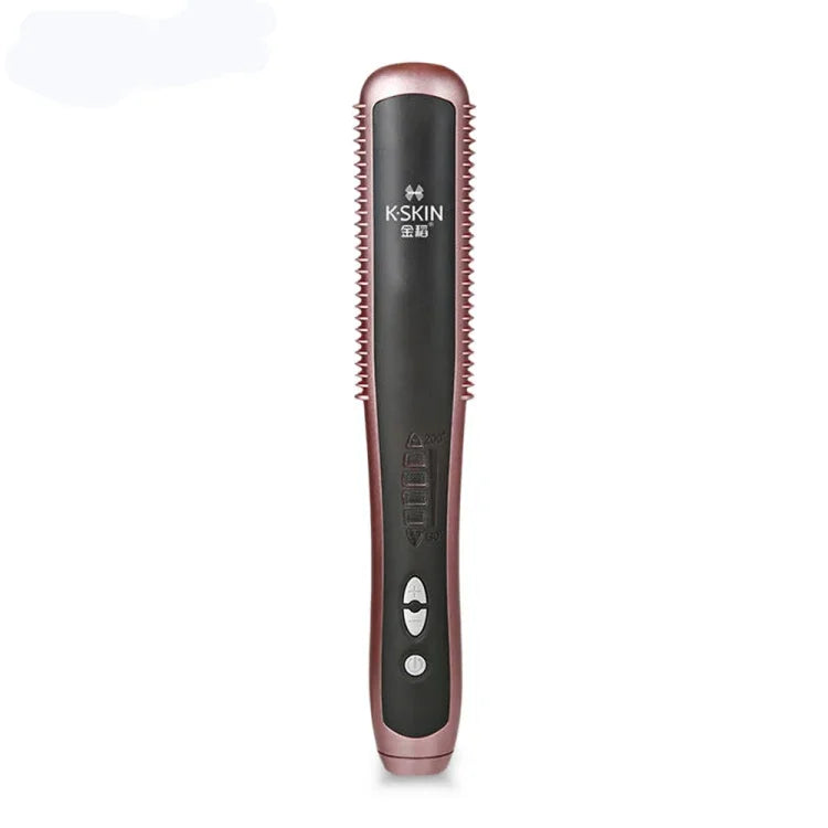 K-SKIN KD388A 電気セラミックヘアストレートナーコーム PTC加熱 ヘアケアスタイリングコーム 自動マッサージャー ストレートアイロン