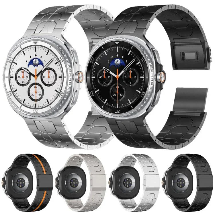 マグネティッククラスプステンレススチールウォッチバンド、Samsung Galaxy Watch8 / Watch8 Classic用