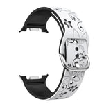 二色彫刻シリコンウォッチバンド、Samsung Galaxy Watch8 / Watch8 Classic用
