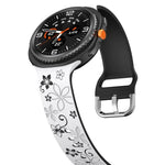 二色彫刻シリコンウォッチバンド、Samsung Galaxy Watch8 / Watch8 Classic用