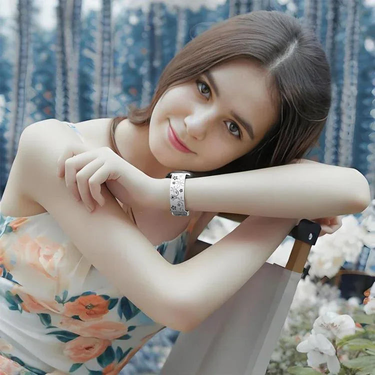 二色彫刻シリコンウォッチバンド、Samsung Galaxy Watch8 / Watch8 Classic用