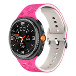 二色彫刻シリコンウォッチバンド、Samsung Galaxy Watch8 / Watch8 Classic用