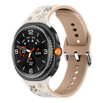 二色彫刻シリコンウォッチバンド、Samsung Galaxy Watch8 / Watch8 Classic用