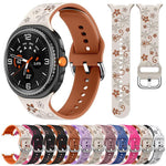 二色彫刻シリコンウォッチバンド、Samsung Galaxy Watch8 / Watch8 Classic用