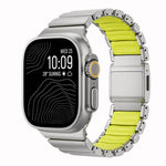 Norman 磁気バックル チタンメタルウォッチバンド、Apple Watch 46mm / 49mm / 45mm / 44mm用