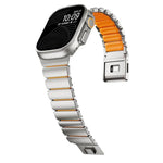 Norman 磁気バックル チタンメタルウォッチバンド、Apple Watch 46mm / 49mm / 45mm / 44mm用