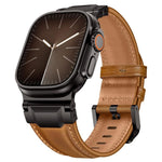 アーマースタイル レザーウォッチバンド、Apple Watch 46mm / 49mm / 45mm / 44mm用