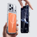 Kalebol 透明磁気 MagSafe肌触り携帯電話ケース、iPhone 17 Pro Max用、iPhone 17 Pro用、iPhone 17用、iPhone Air用