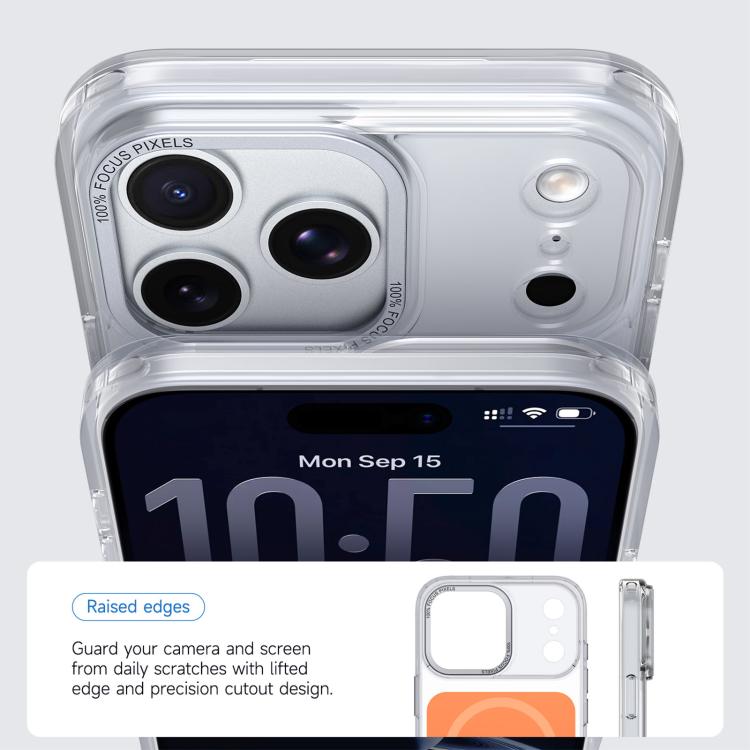 Kalebol 透明磁気 MagSafe肌触り携帯電話ケース、iPhone 17 Pro Max用、iPhone 17 Pro用、iPhone 17用、iPhone Air用