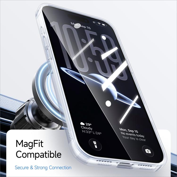 Kalebol 透明磁気 MagSafe肌触り携帯電話ケース、iPhone 17 Pro Max用、iPhone 17 Pro用、iPhone 17用、iPhone Air用