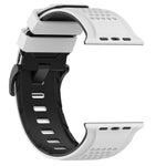 チェックデザイン 通気性シリコンウォッチバンド、Apple Watch 46mm / 49mm / 45mm / 44mm用