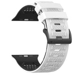 チェックデザイン 通気性シリコンウォッチバンド、Apple Watch 46mm / 49mm / 45mm / 44mm用
