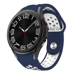 二色リバースバックルシリコンウォッチバンド、Samsung Galaxy Watch FE / 7 / 6 / 5 / 4用