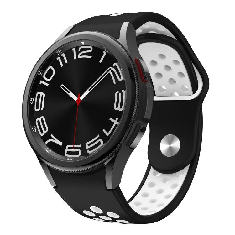 二色リバースバックルシリコンウォッチバンド、Samsung Galaxy Watch FE / 7 / 6 / 5 / 4用