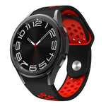 二色リバースバックルシリコンウォッチバンド、Samsung Galaxy Watch FE / 7 / 6 / 5 / 4用