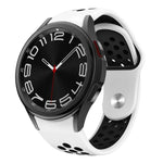 二色リバースバックルシリコンウォッチバンド、Samsung Galaxy Watch FE / 7 / 6 / 5 / 4用