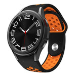 二色リバースバックルシリコンウォッチバンド、Samsung Galaxy Watch FE / 7 / 6 / 5 / 4用