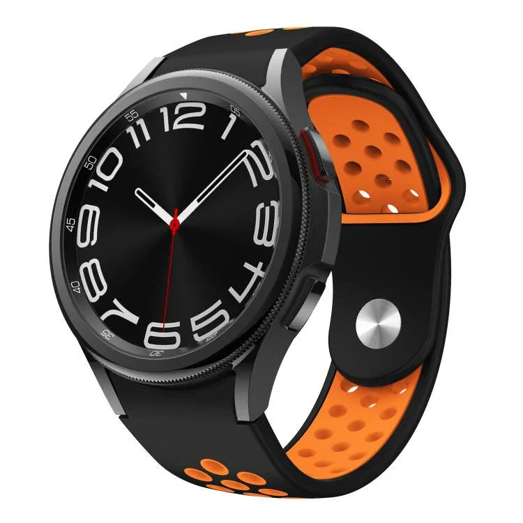 二色リバースバックルシリコンウォッチバンド、Samsung Galaxy Watch FE / 7 / 6 / 5 / 4用