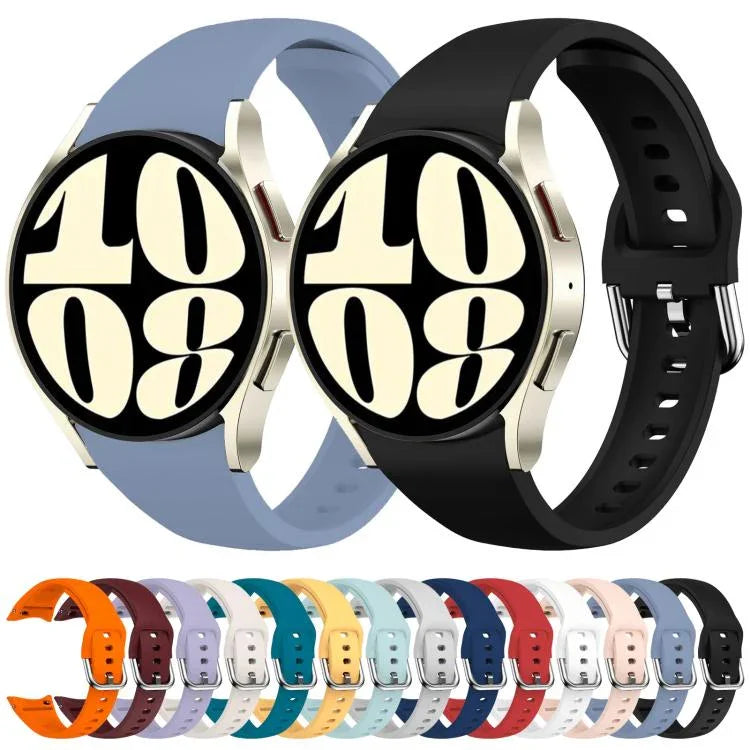 スリムシリコンウォッチバンド、Samsung Galaxy Watch FE / 7 / 6 / 5 / 4用