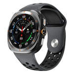 二色丸穴リバースバックルシリコンウォッチバンド、Samsung Galaxy Watch Ultra 47mm / Ultra 2025用