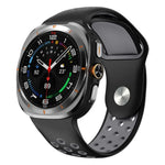 二色丸穴リバースバックルシリコンウォッチバンド、Samsung Galaxy Watch Ultra 47mm / Ultra 2025用